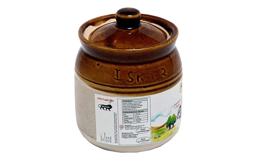 Favor8 Green Chilli Pickle    Jar  350 grams